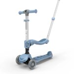 LEO Rider 3in1 – קורקינט 3 ב-1 לילדים עם מושב מתקפל ומוט דחיפה