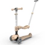 LEO Rider 3in1 – קורקינט 3 ב-1 לילדים עם מושב מתקפל ומוט דחיפה