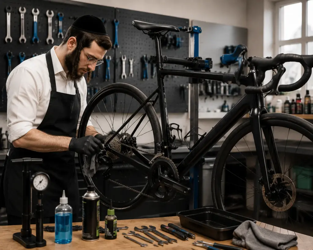 תחזוקה נכונה של אופני כביש – בדיקת מערכות, שימון ותיקון אופניים מקצועי
